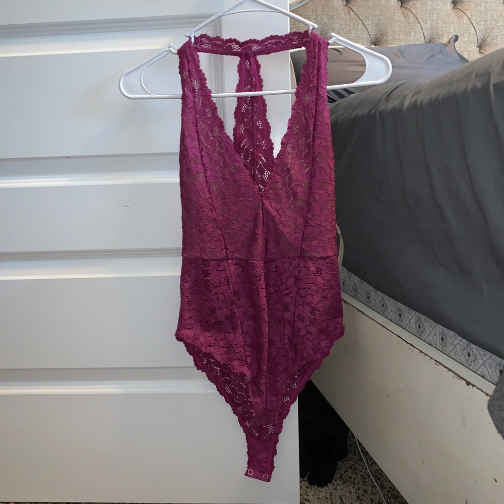 Free People lace bodysuit